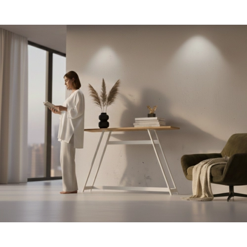 KONSOLA - REGAŁA Z DREWNA LITEGO DĄB OLCHA JESION SKD-381